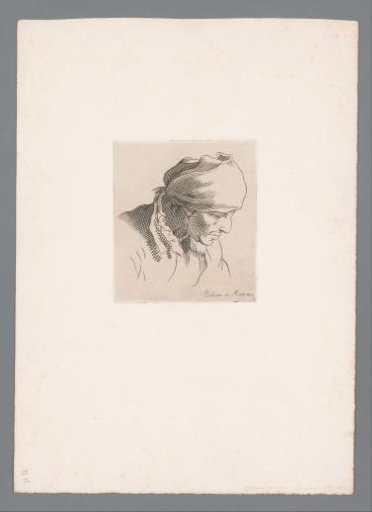 Head of an old woman