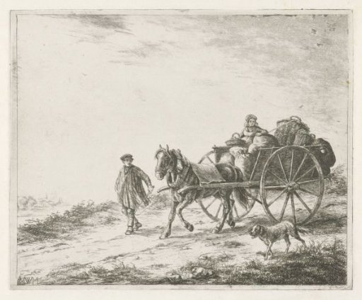 Farmer's Cart with Load