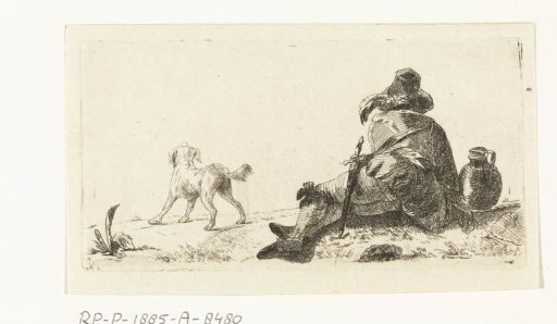 Man with dog