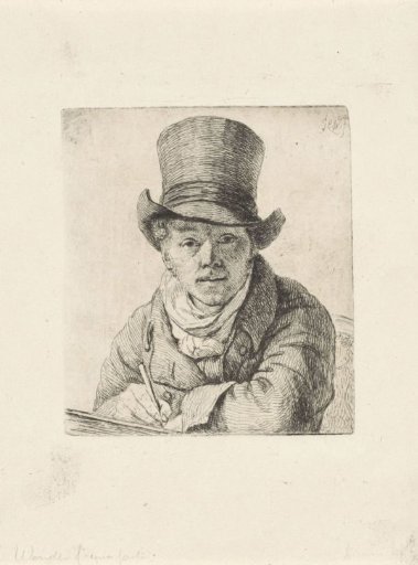 Self-portrait of Pieter Christoffel Wonder