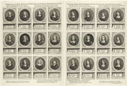 Portraits of Twenty-Four Preachers of Amsterdam, Active Between 1681-1686