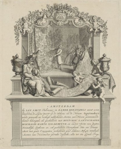 Visiting Card of Jan Smit, Manufacturer of Wall Hangings