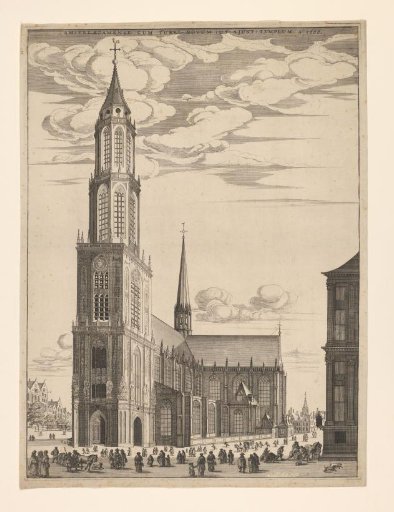 Design for the Tower of the New Church in Amsterdam