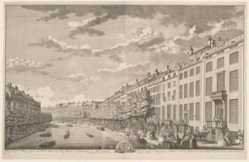 View of the Herengracht towards the Spiegel- and Vijselstraat