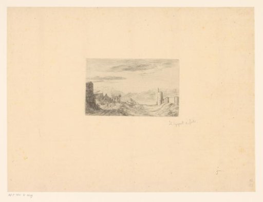 Landscape with a ruin