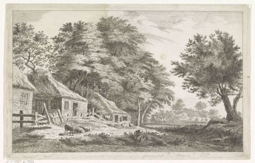 Landscape with Farmhouses