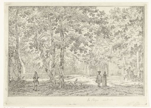Walkers in a Park at Zeist