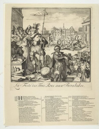 Satire on the Flight of James II to France, 1689
