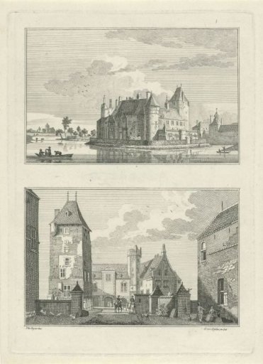 Castle Boetzelaer near Kalkar, 1746