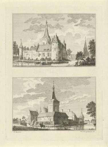 Castle at Kervenheim, 1743