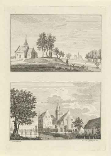 Willersche chapel and the House den Ham, 1746