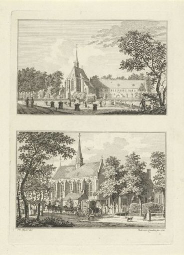 Monastery Gaasdonk near Goch and Monastery Mariënwater at Weeze, 1743