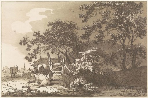 Landscape with cows