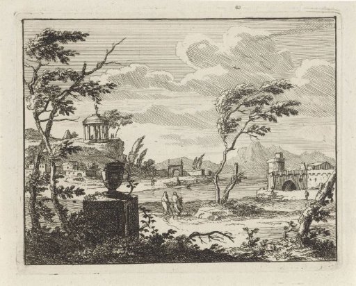 Landscape with Ruined Classical Buildings