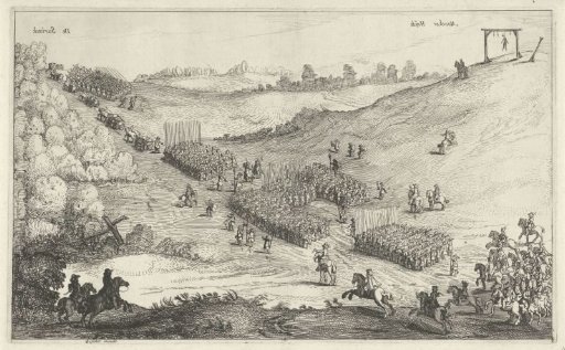 Civic guard of Leiden in battle order on the Mookerheide, 1622