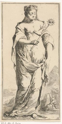 Personification of Modesty