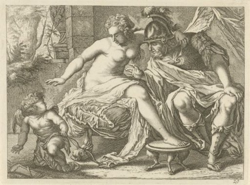 Cupid with Venus and Mars