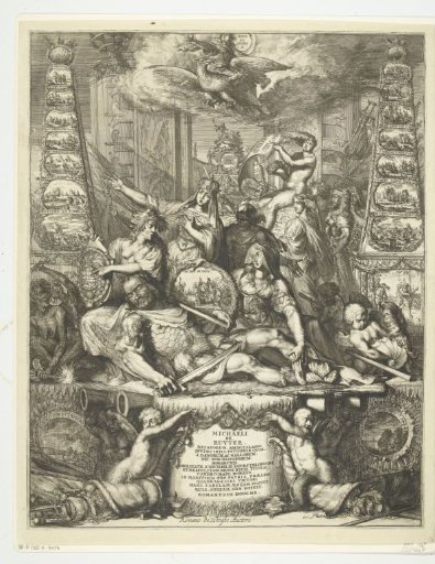 Allegory on the Death of Michiel Adriaenszoon de Ruyter, 1676