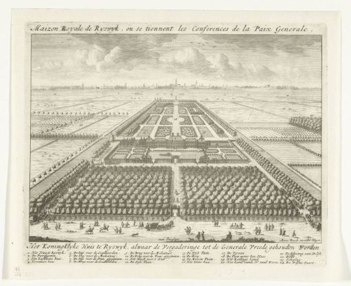 View of the Gardens at Huis ter Nieuburch in Rijswijk, 1697