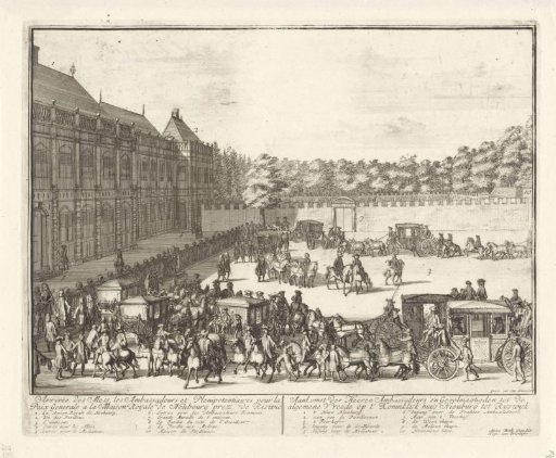 Arrival of the Ambassadors at the Royal Palace in Rijswijk, 1697