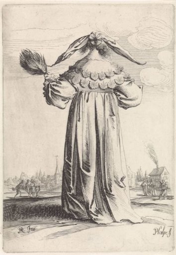 Woman seen from the back