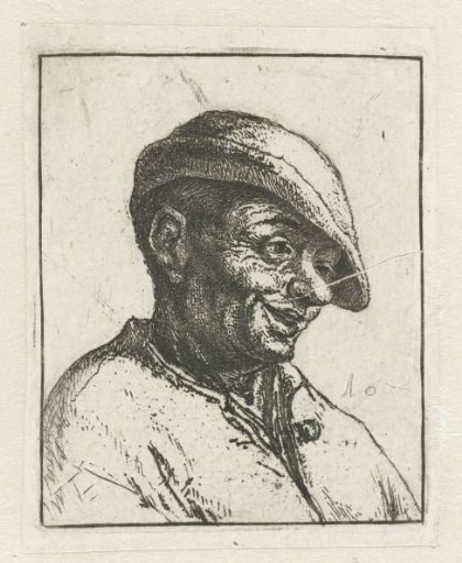 Bust Of A Smiling Peasant