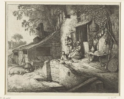 Woman Spinning in Front of a House
