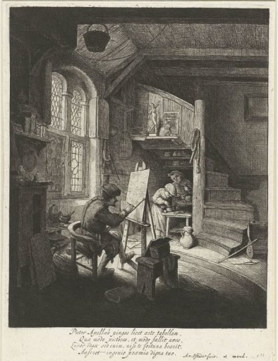 Painter in his Studio