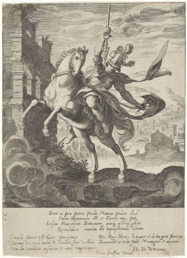 Marcus Curtius Jumps into the Chasm