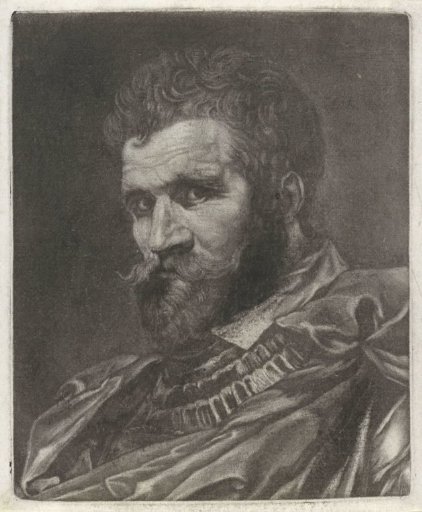 Portrait of an unknown man in armour