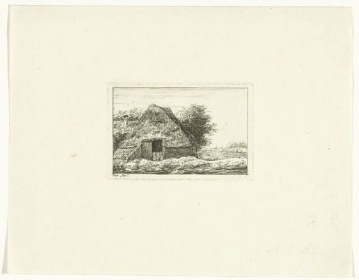 Farmhouse, upper part of the door open