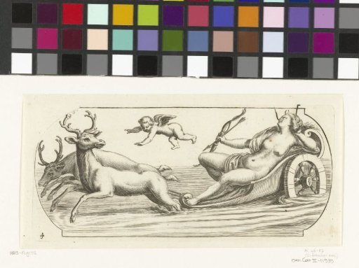 Diana on a war chariot