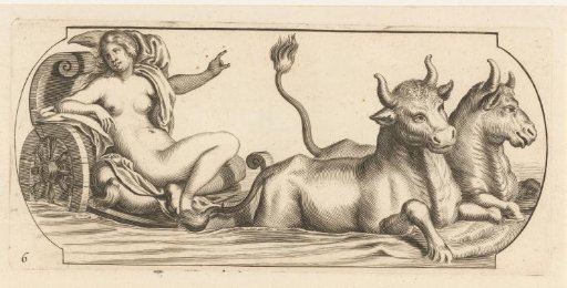 Europa on a war chariot