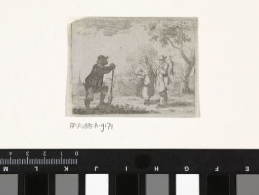 Peasants in conversation