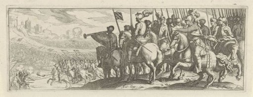 Horsemen with lances