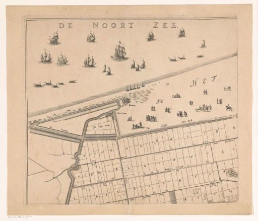 Map of the Zijpe and Hazepolder (upper left part)