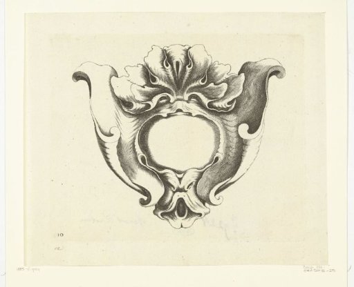 Head-shaped cartouche