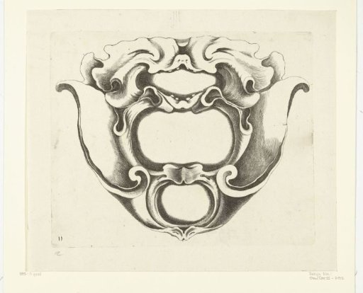 Head-shaped cartouche
