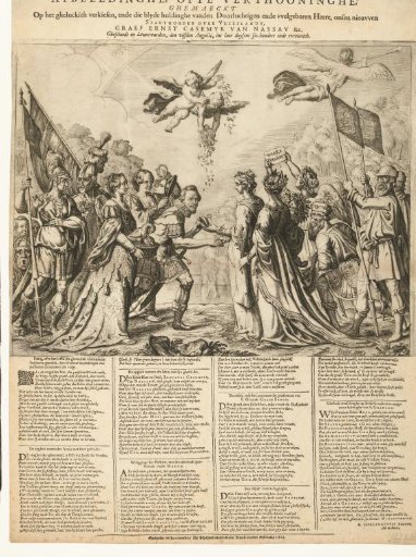 Allegory on the Installation of Ernst Casimir, Count of Nassau, as Stadtholder of Friesland, 1620