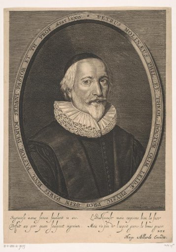 Portrait of Pierre du Moulin aged 74