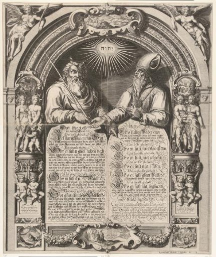 Moses and Aaron with the Tables of the Law