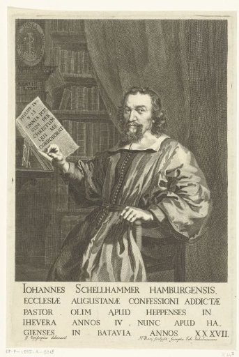 Portrait of Johannes Schellhammer aged 67