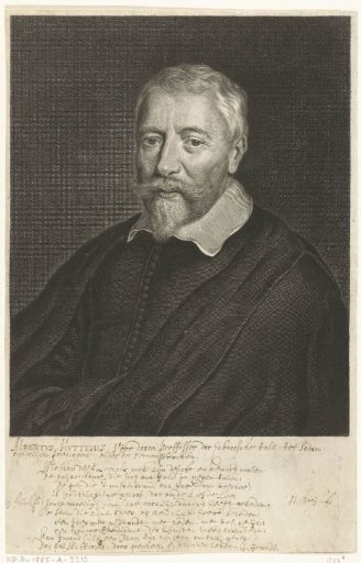 Portrait of Albertus Huttenus