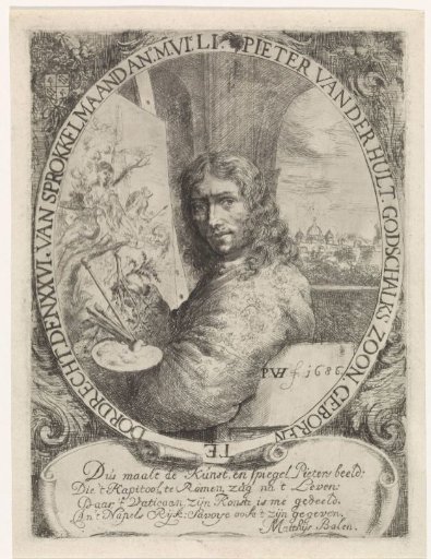 Self-portrait of Pieter van der Hulst (IV)