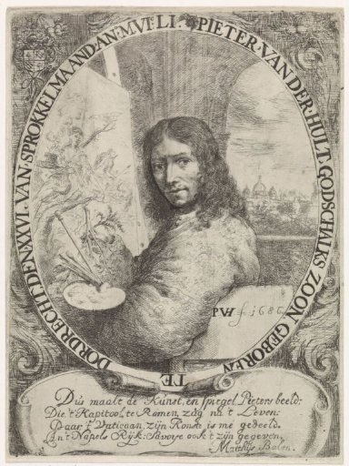 Self-portrait of Pieter van der Hulst (IV)
