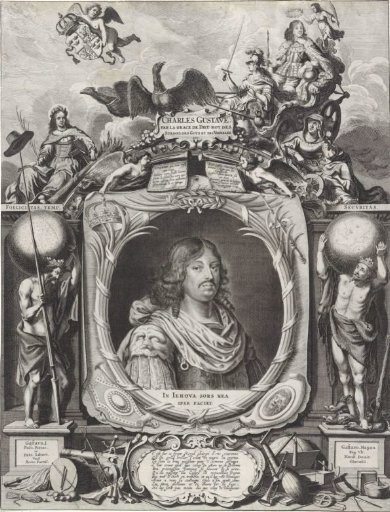 Portrait of King Charles Gustav of Sweden