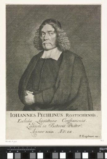 Portrait of Johannes Nicolaas Pechlin
