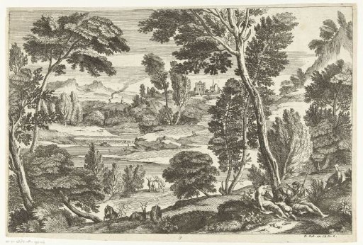 Family in a landscape