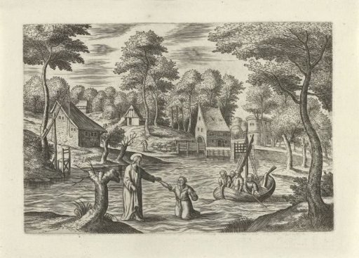 Landscape with Christ Walking on the Water