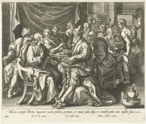 Mary Magdalene Washes the Feet of Christ